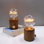 Letter Light Bulb.